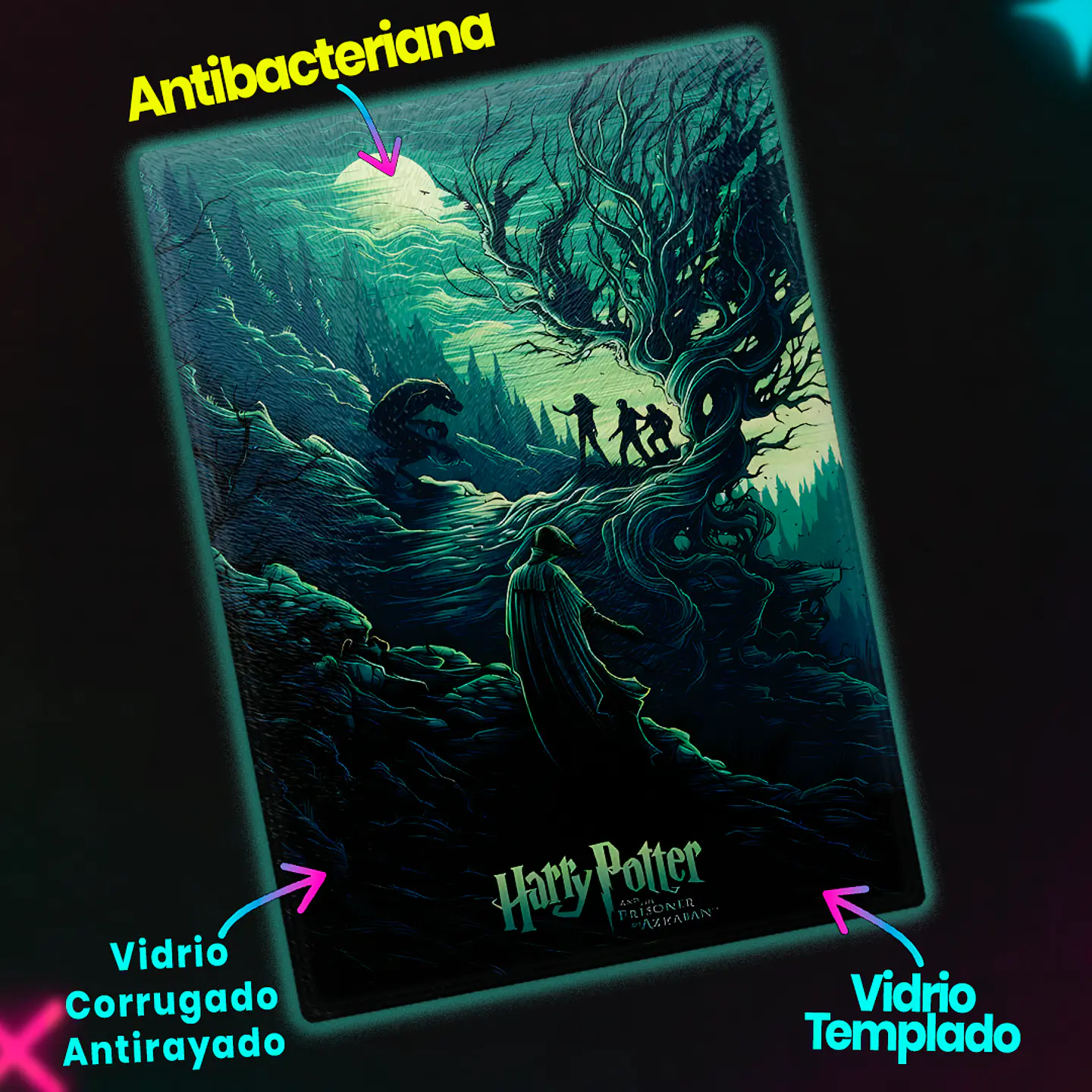 Tabla de cocina - Diseño Harry Potter y el Prisionero de Azkaban 3