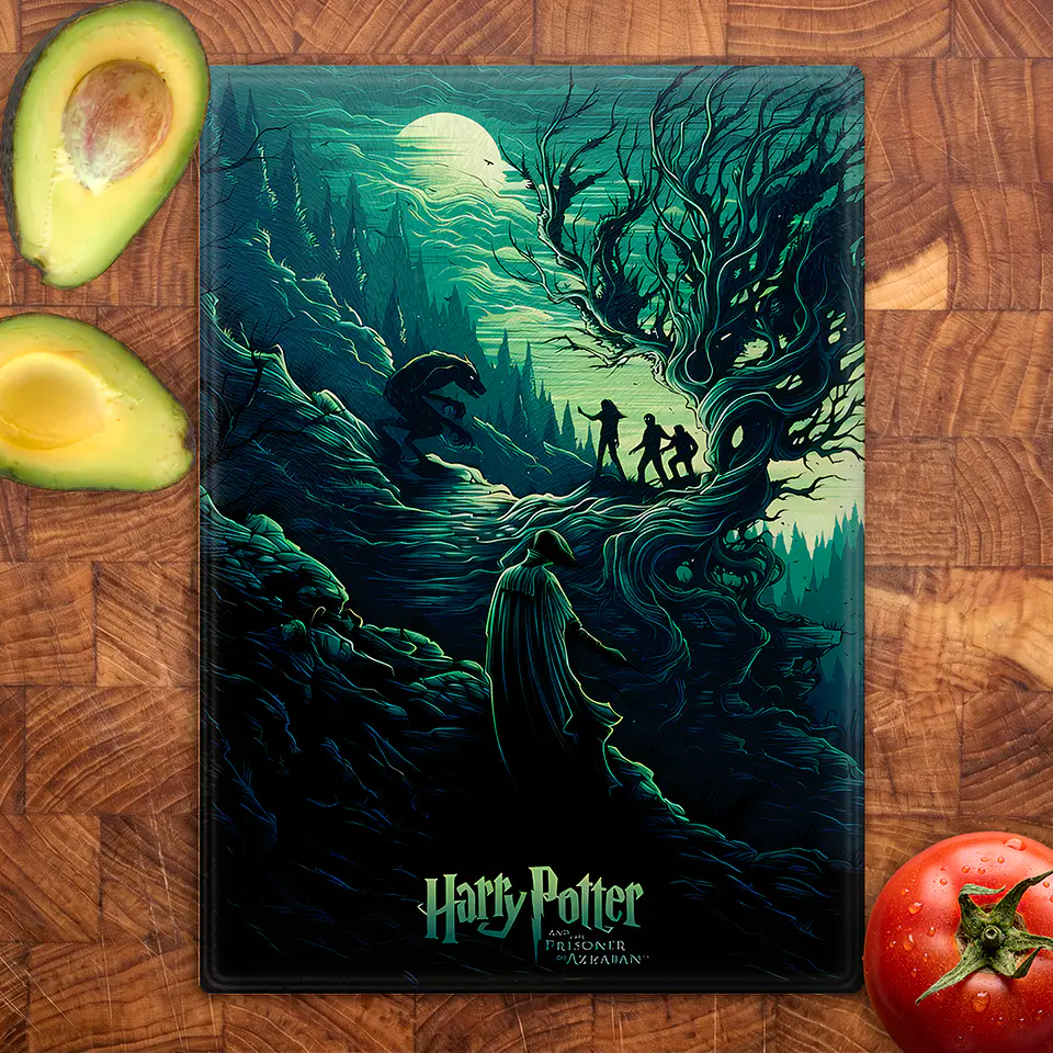 Tabla de cocina - Diseño Harry Potter y el Prisionero de Azkaban 2