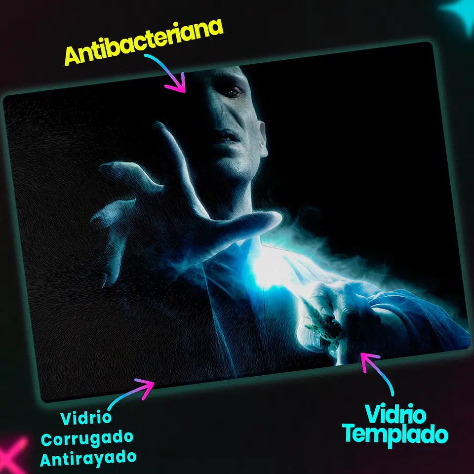 Tabla de cocina - Diseño Lord Voldemort Hechizo 3