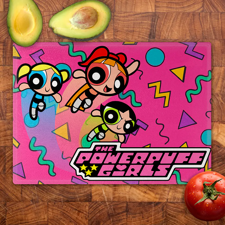 Tabla de cocina - Diseño The Powerpuff Girls Retro 2