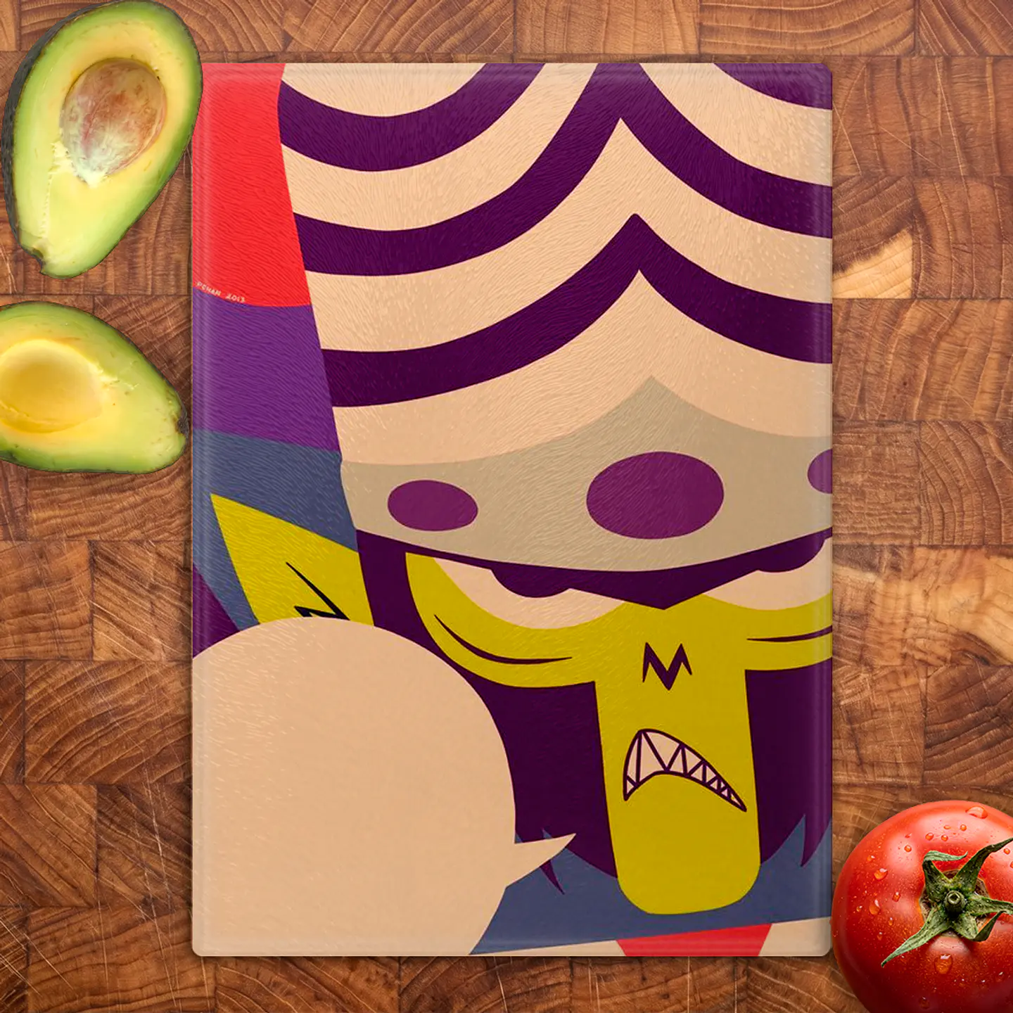 Tabla de cocina - Diseño Mojo Jojo Close-up 2