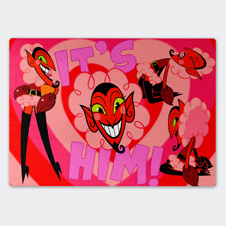 Tabla de cocina - Diseño Él Collage Retro 1