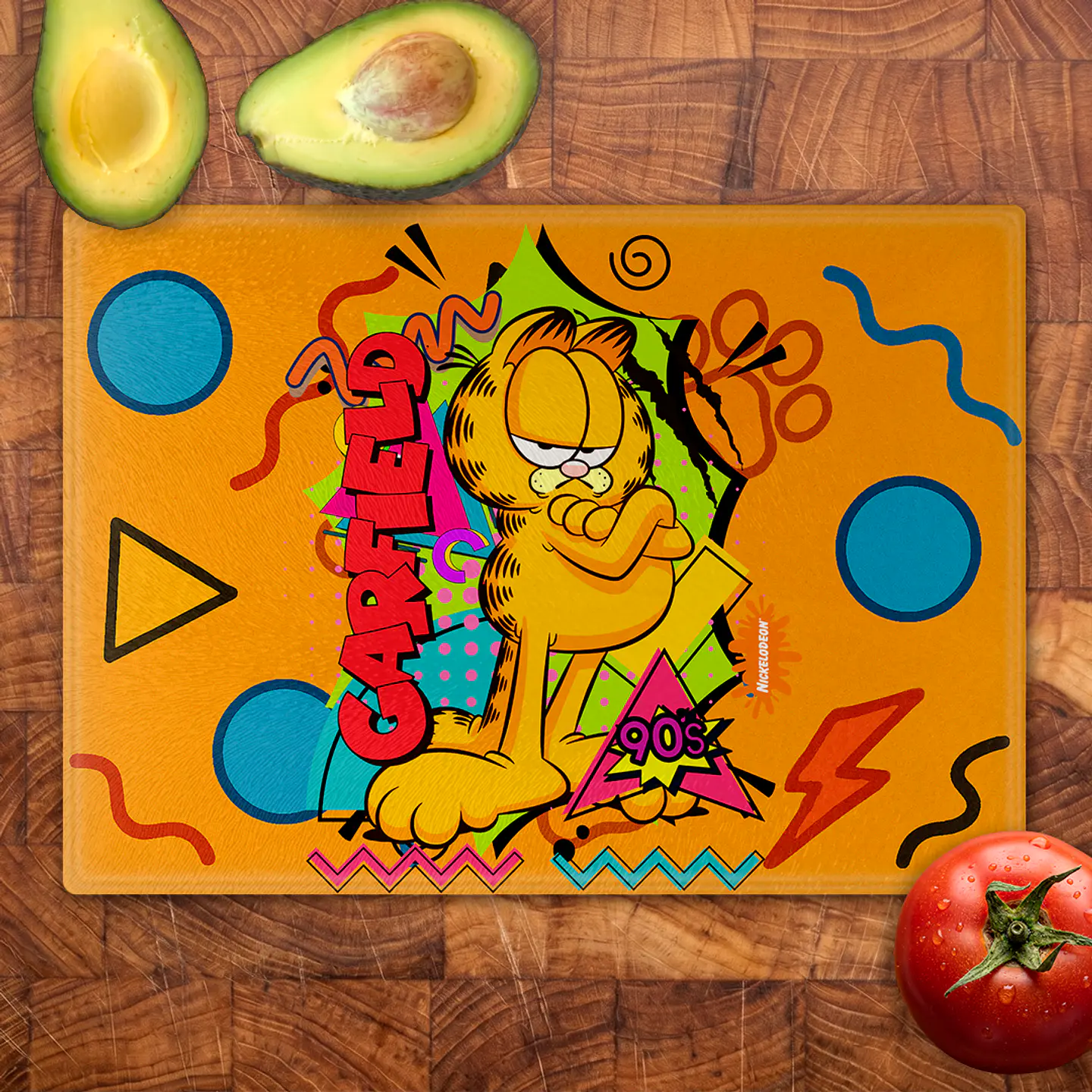 Tabla de cocina - Diseño Garfield Retro 90s 2