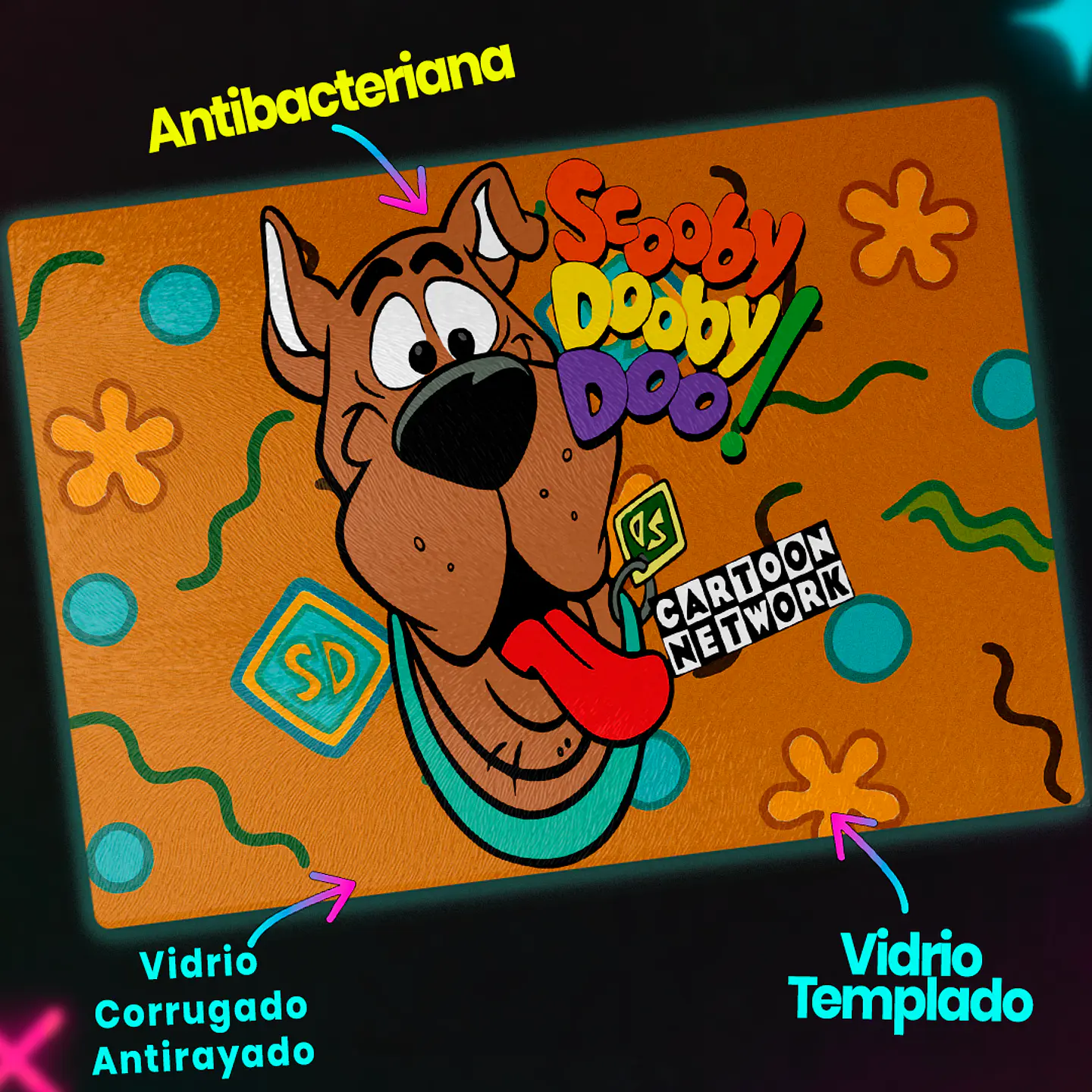 Tabla de cocina - Diseño Hey Arnold! Retro Collage 3