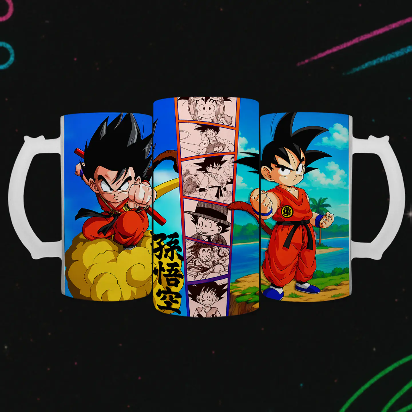 Shopero 500ml - Diseño Goku niño 2
