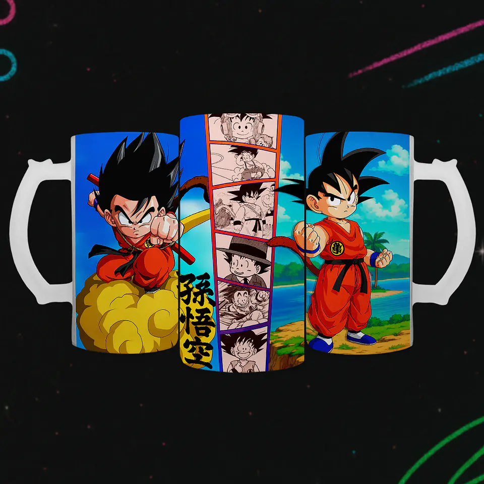 Shopero 500ml - Diseño Goku niño 2