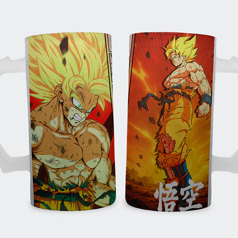 Shopero 500ml - Diseño Goku Super Saiyajin: Furia en Namek