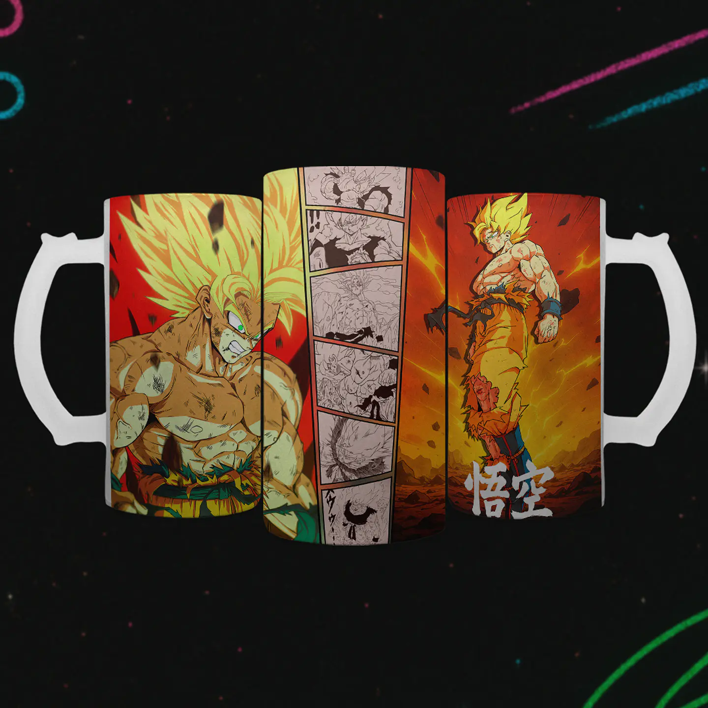 Shopero 500ml - Diseño Goku Super Saiyajin: Furia en Namek 2