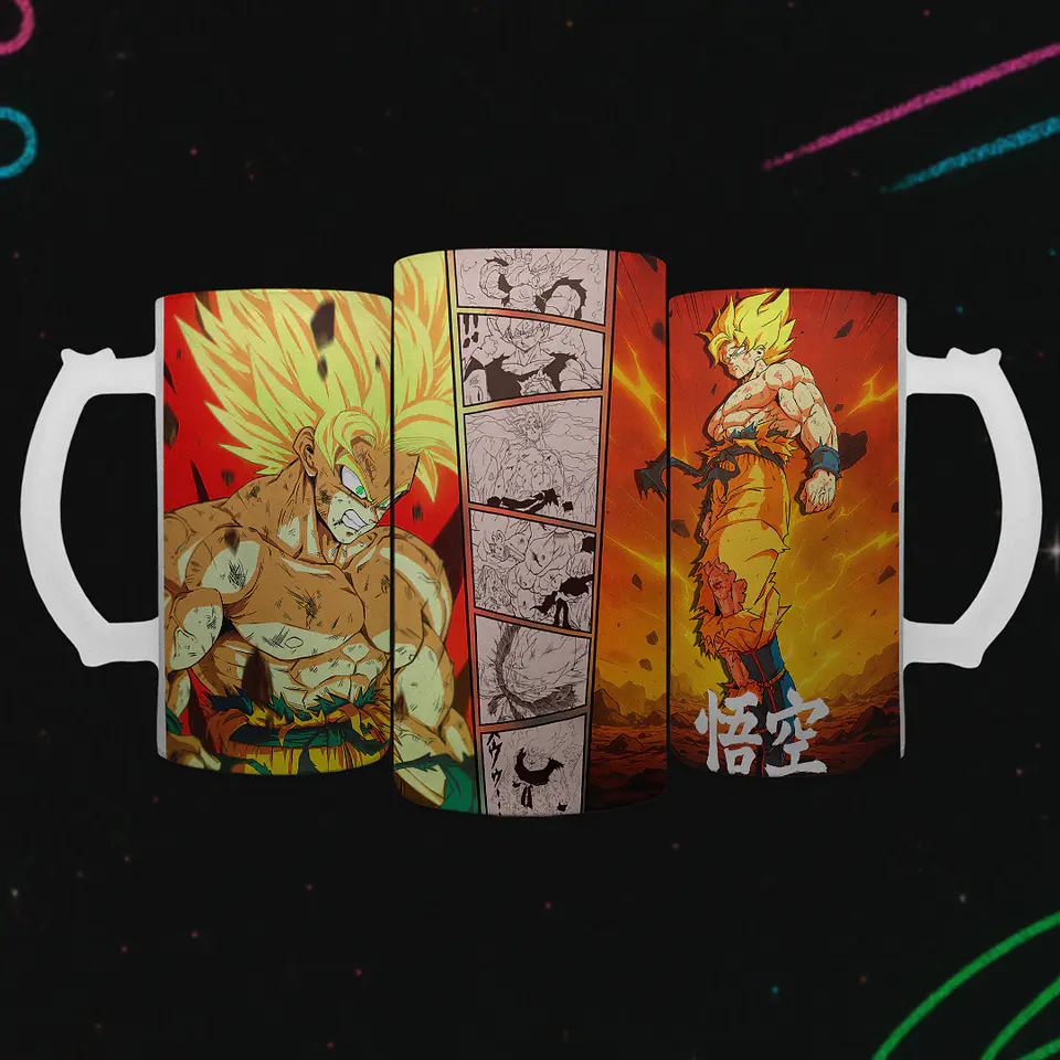 Shopero 500ml - Diseño Goku Super Saiyajin: Furia en Namek 2
