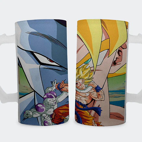 Shopero 500ml - Diseño Duelo Final en Namek: Goku vs Freezer