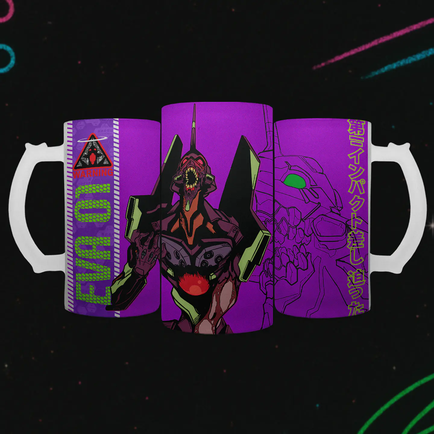 Shopero 500ml - Diseño Berserk Mode: Eva-01 Awakening 2