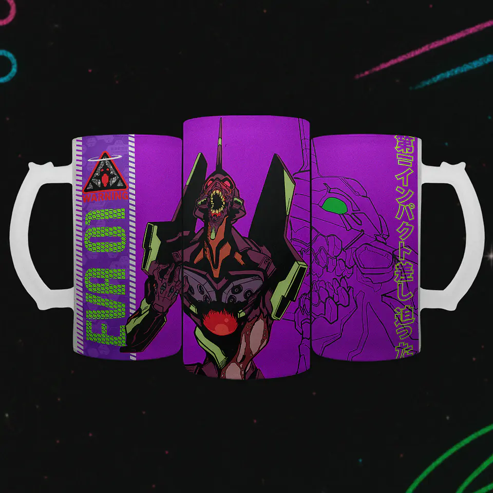 Shopero 500ml - Diseño Berserk Mode: Eva-01 Awakening 2