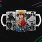 Shopero 500ml - Diseño Luffy Sombrero de Paja: Evolución Manga - Miniatura 2