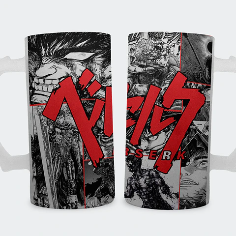 Shopero 500ml - Diseño Berserk: El Guerrero Negro y el Eclipse