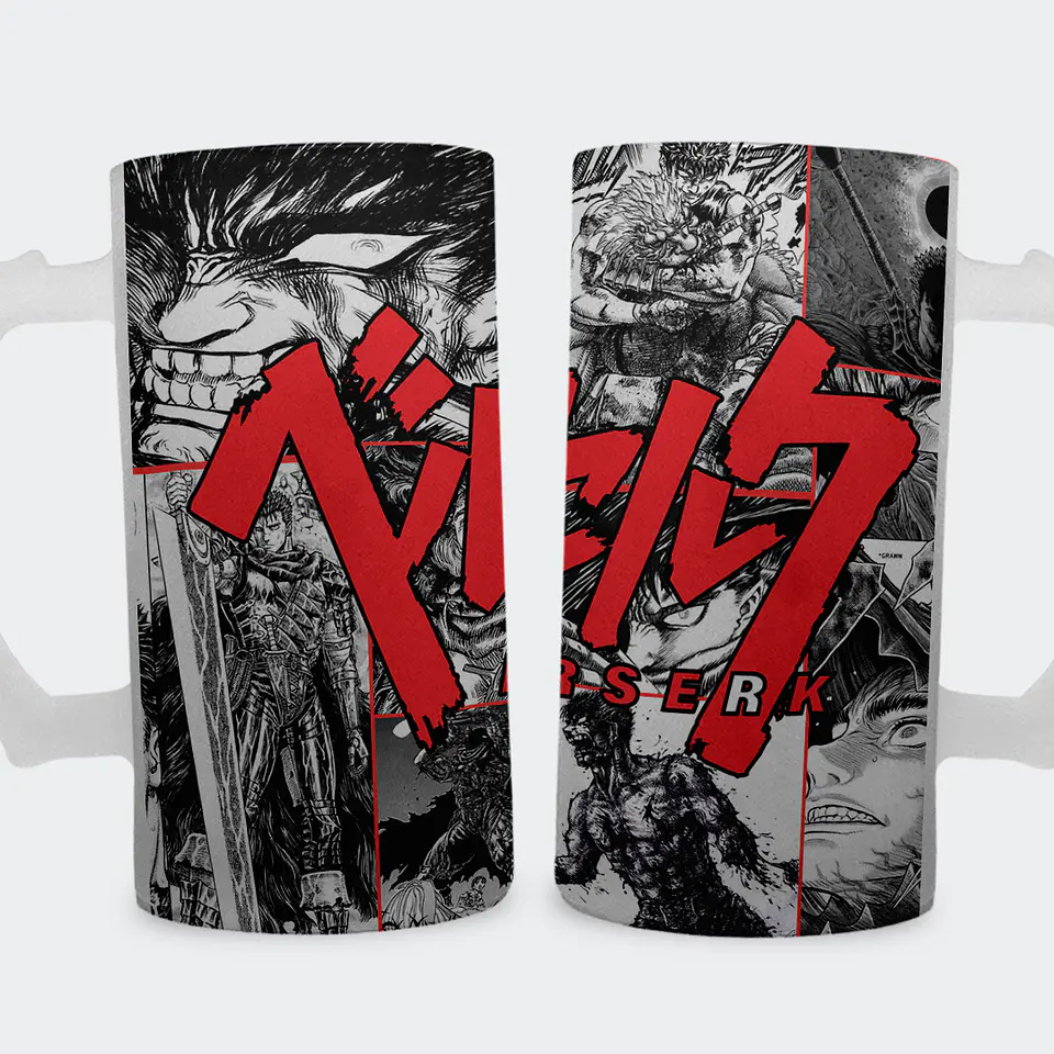 Shopero 500ml - Diseño Berserk: El Guerrero Negro y el Eclipse 1