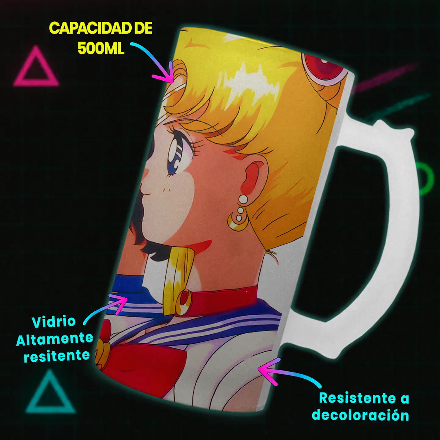Shopero 500ml - Diseño Sailor Moon: Las Guardianas de la Galaxia 3