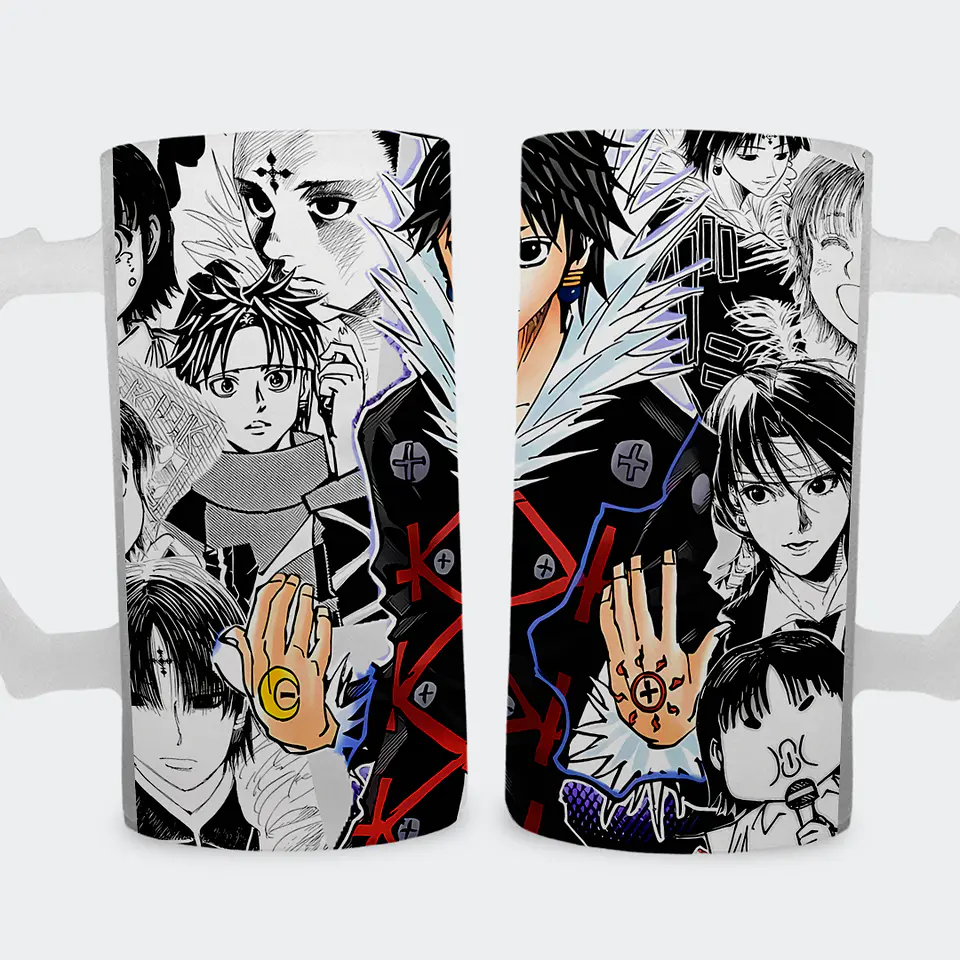 Shopero 500ml - Diseño Chrollo Lucilfer: El Líder de la Brigada Fantasma 1