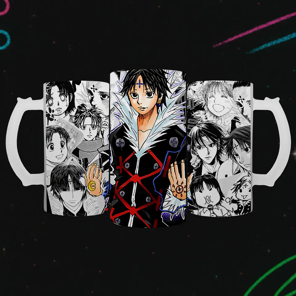 Shopero 500ml - Diseño Chrollo Lucilfer: El Líder de la Brigada Fantasma 2