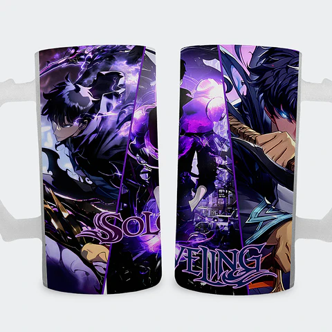 Shopero 500ml - Diseño Sung Jin-woo: El Despertar del Monarca de las Sombras