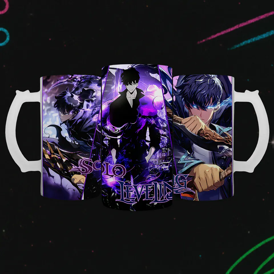 Shopero 500ml - Diseño Sung Jin-woo: El Despertar del Monarca de las Sombras 2