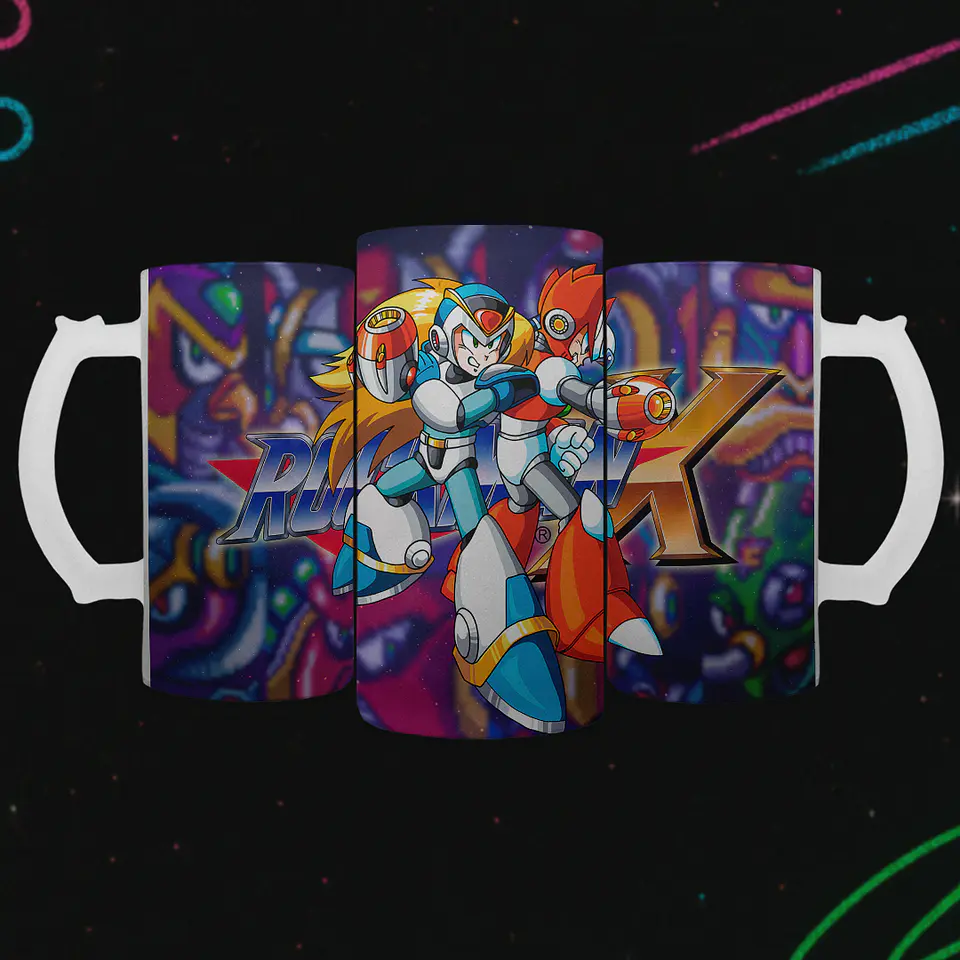 Shopero 500ml - Diseño Mega Man X & Zero: Maverick Hunters 2