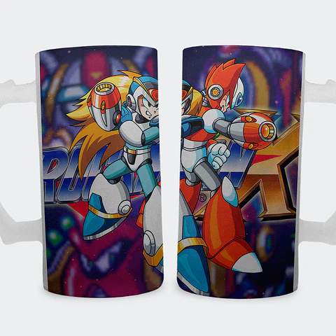 Shopero 500ml - Diseño Mega Man X & Zero: Maverick Hunters