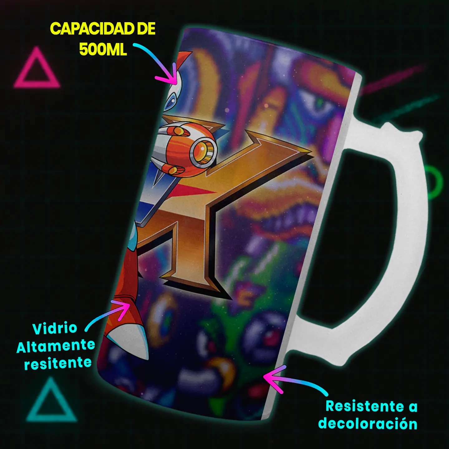 Shopero 500ml - Diseño Mega Man X & Zero: Maverick Hunters 3