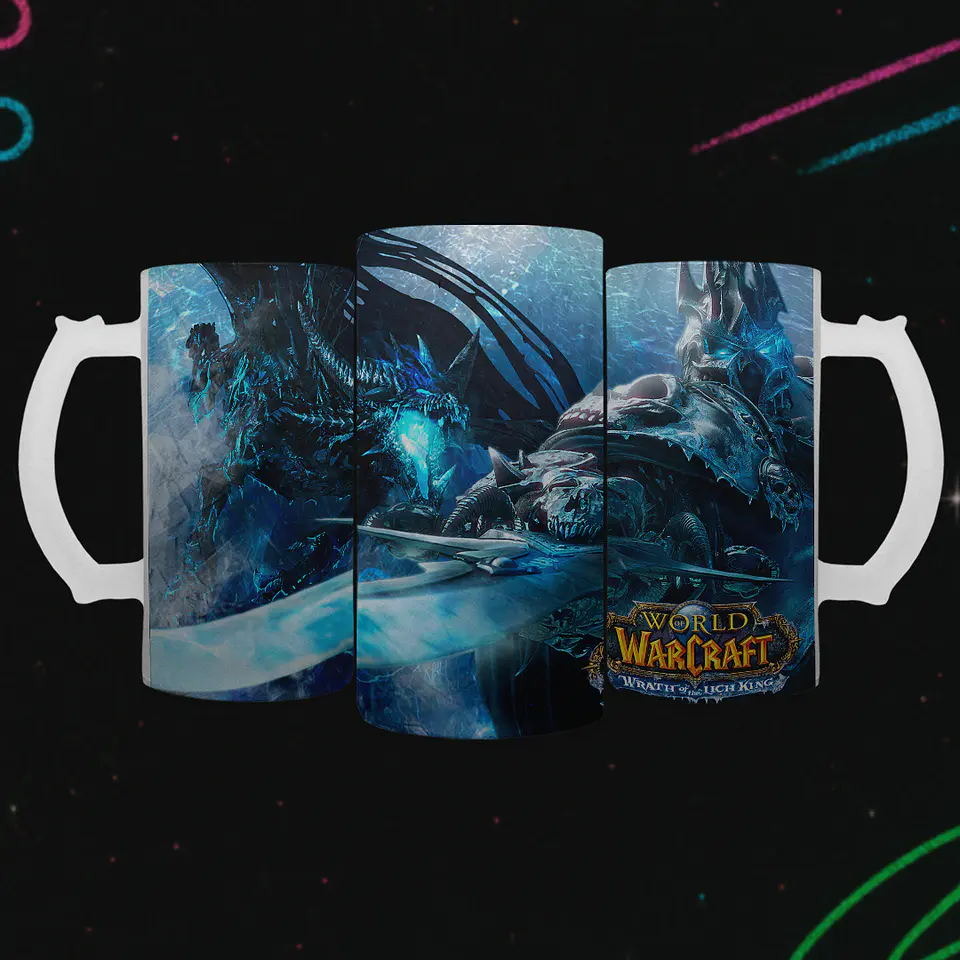 Shopero 500ml - Diseño Arthas El Rey Exánime  2