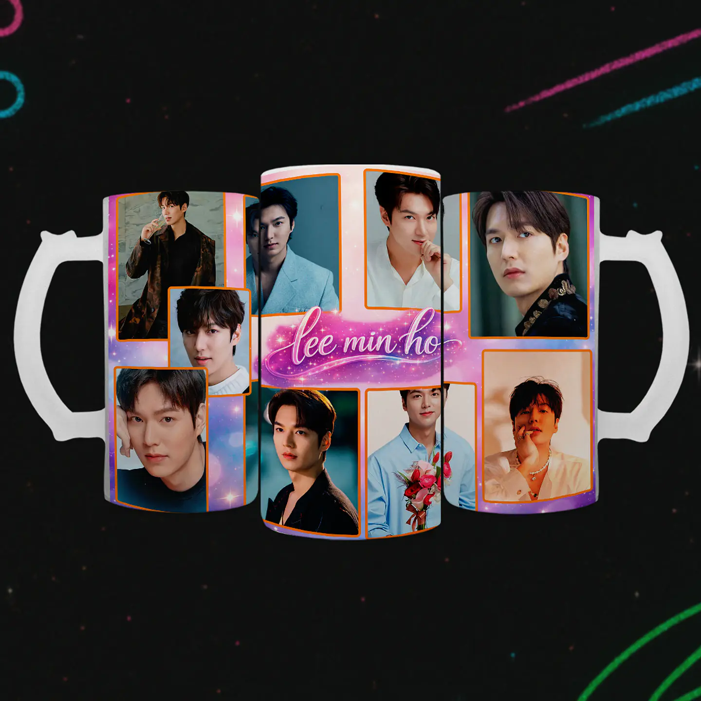 Shopero 500ml - Diseño Lee Min-ho: Colección Star & Galaxy 2