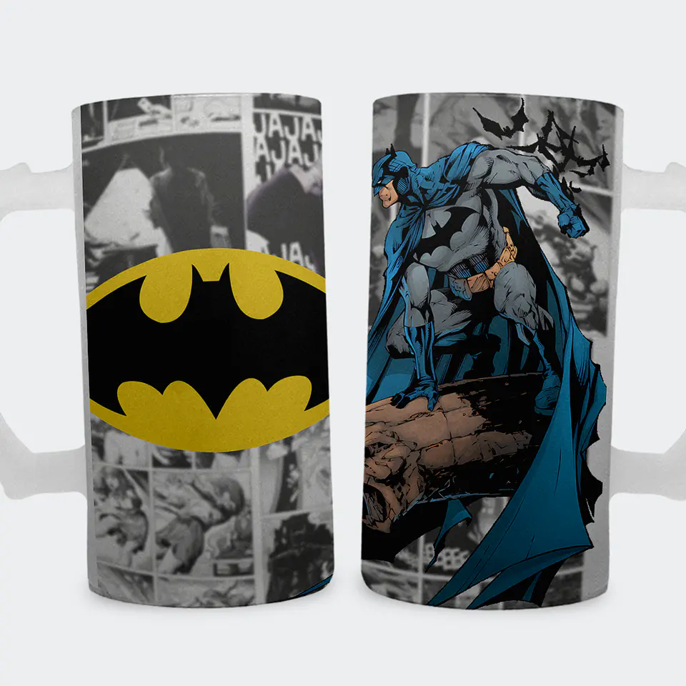 Shopero 500ml - Diseño Batman: Vigilante de Gotham & Joker 1