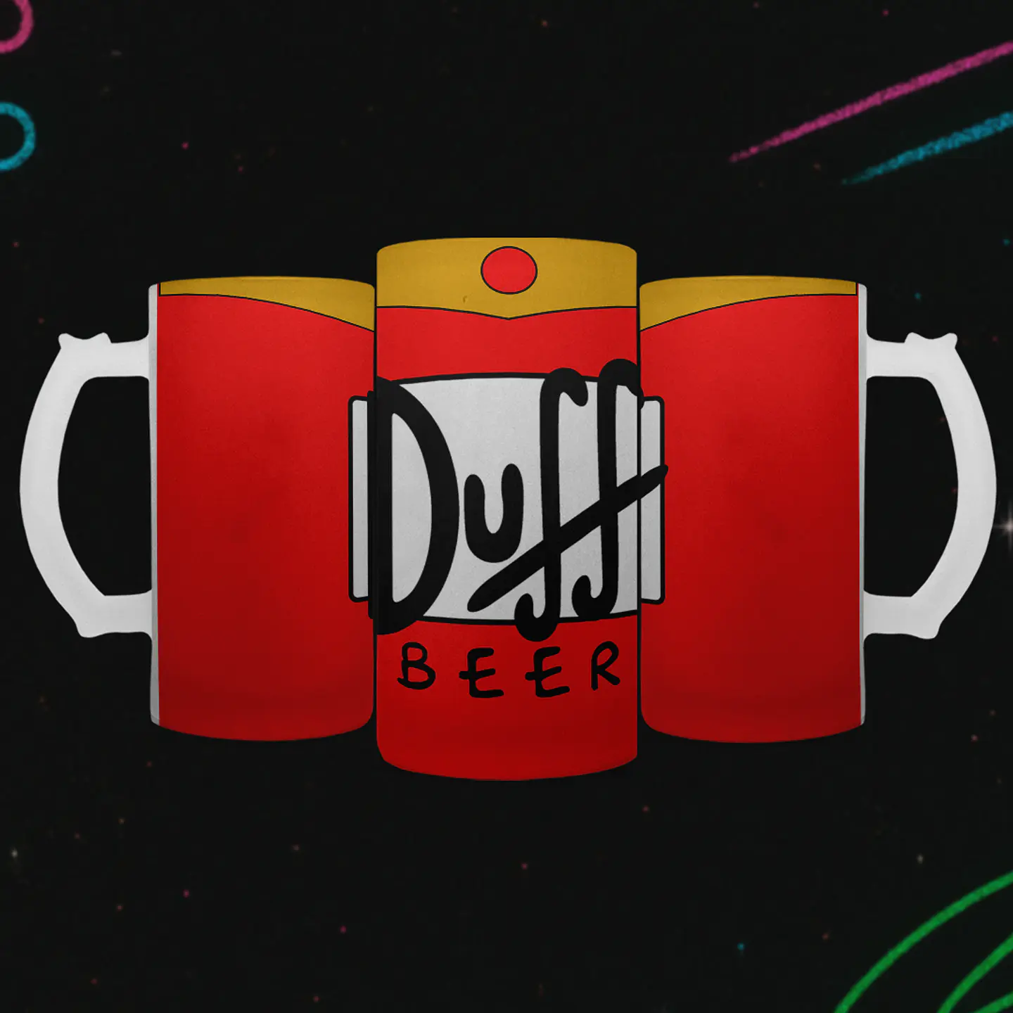 Shopero 500ml - Diseño Cerveza Duff 2