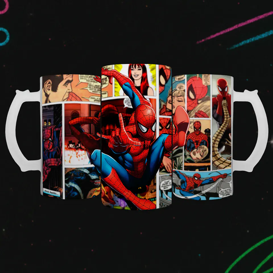 Shopero 500ml - Diseño Spider-Man: Legado de Cómics  3