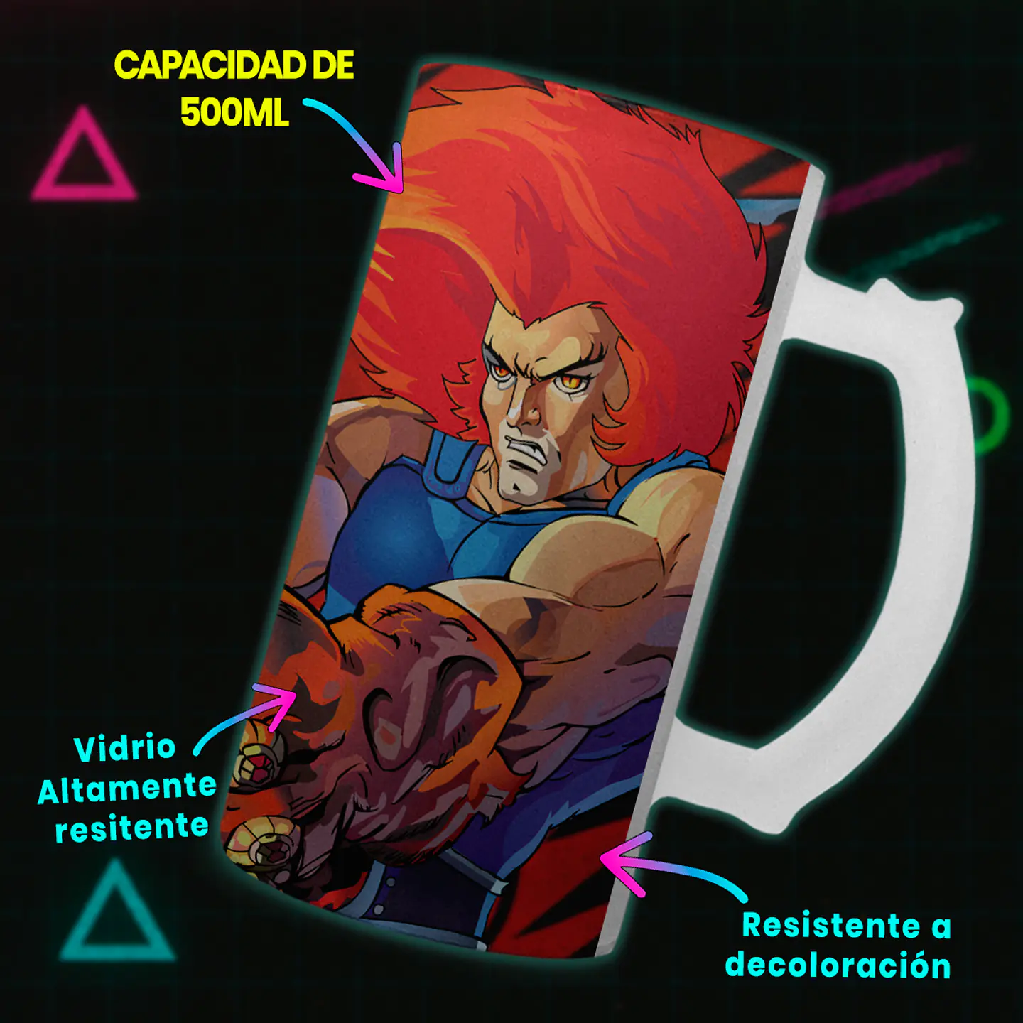Shopero 500ml - Diseño ThunderCats: León-O 3