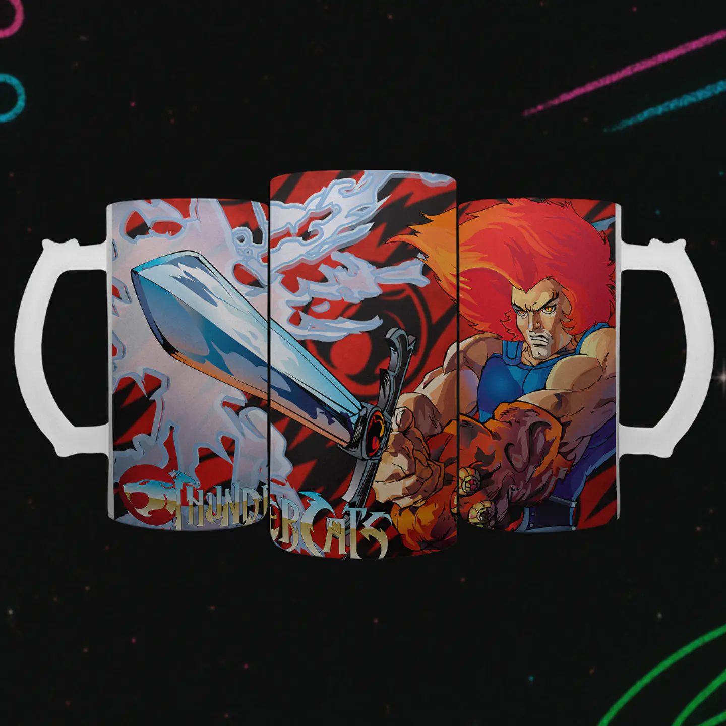 Shopero 500ml - Diseño ThunderCats: León-O 2