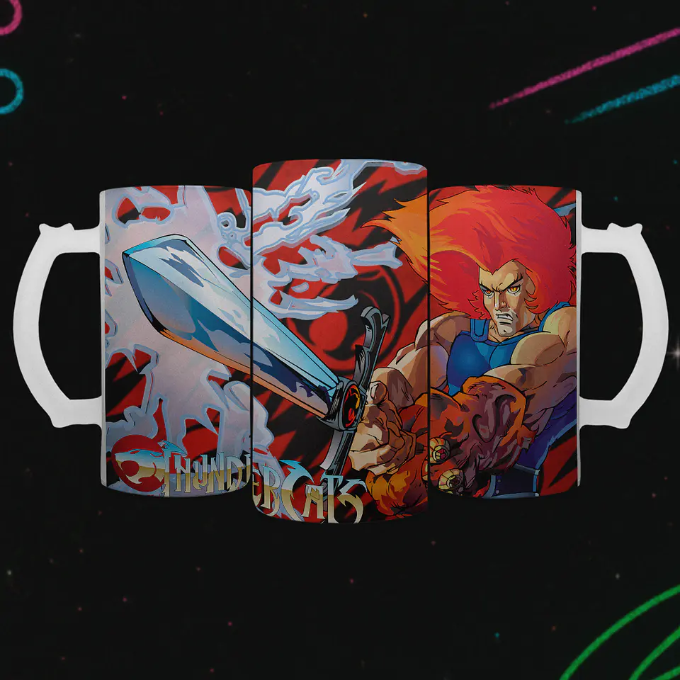 Shopero 500ml - Diseño ThunderCats: León-O 2