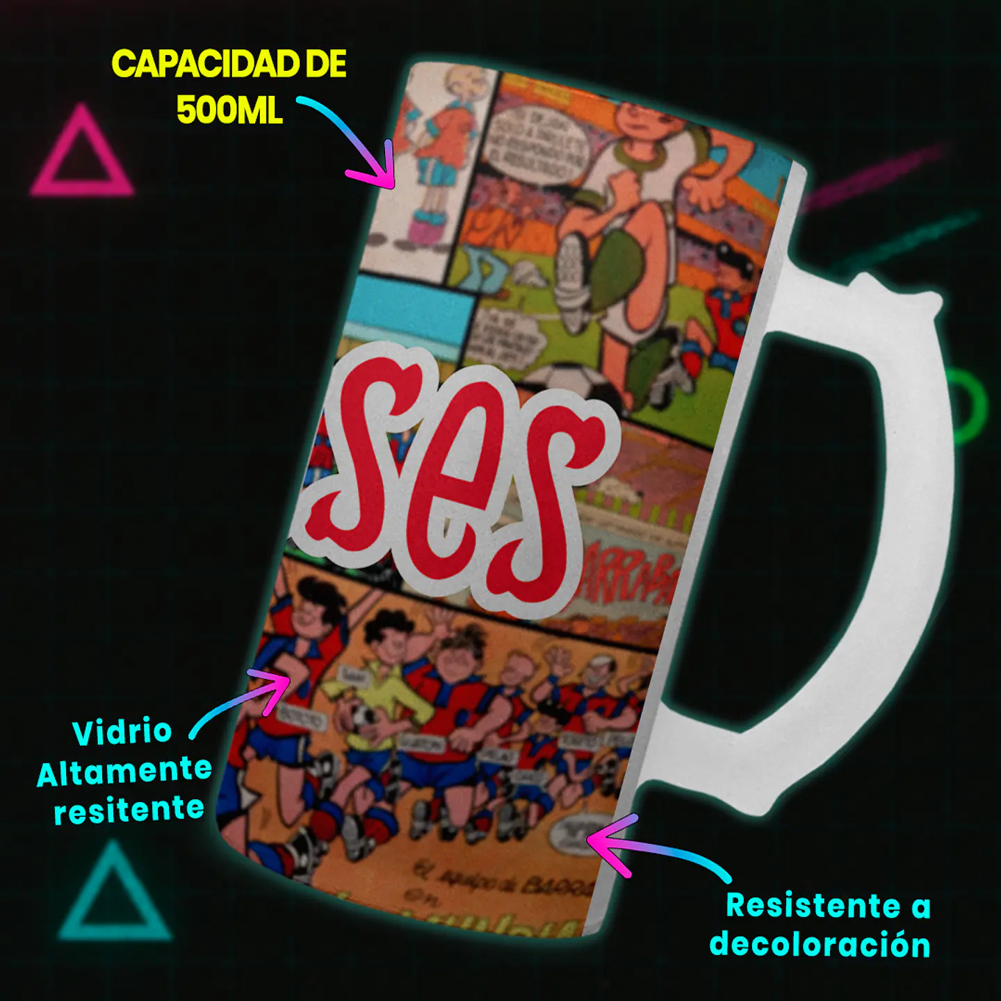 Shopero 500ml - Diseño Barrabases: El Equipo de Todos los Tiempos 3