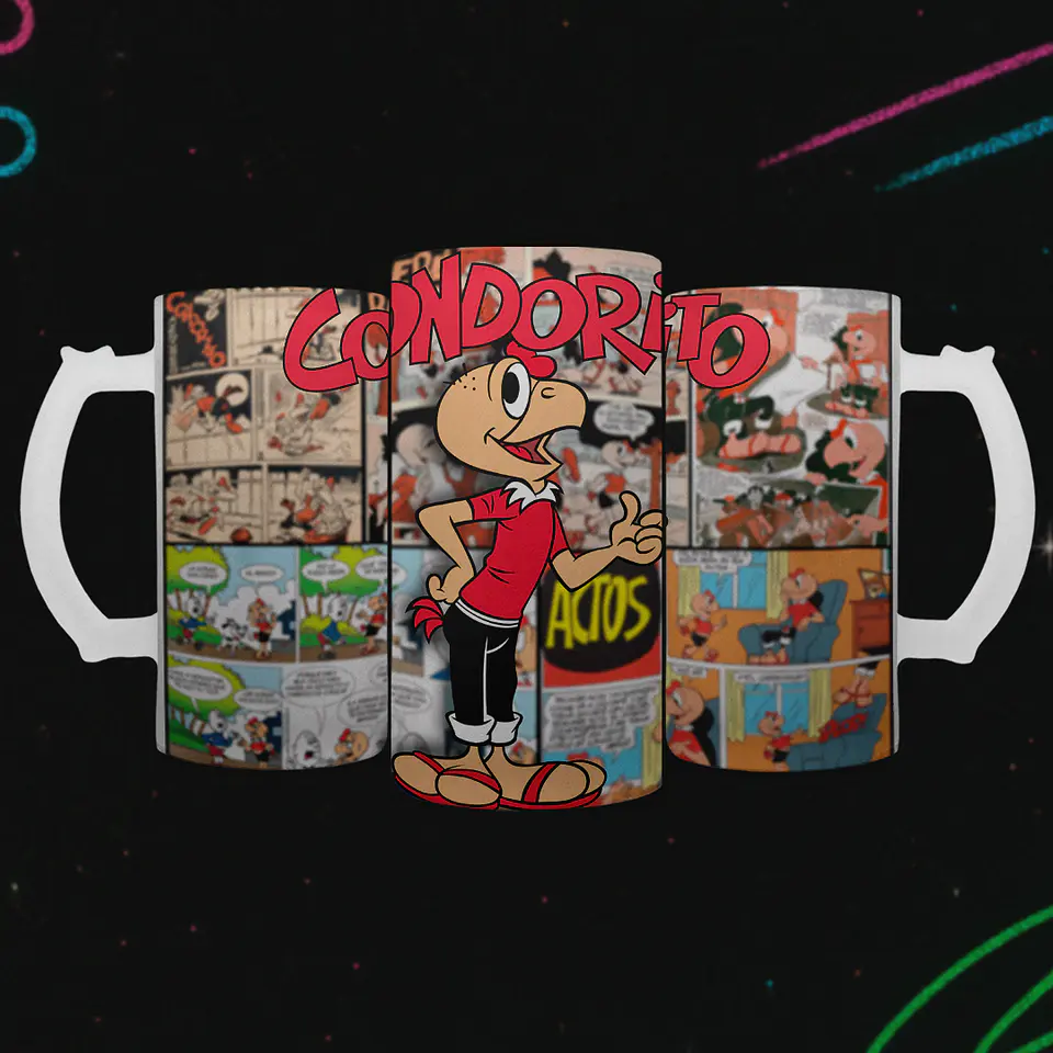 Shopero 500ml - Diseño Condorito: ¡Plop! y Nostalgia de Pelotillehue 2