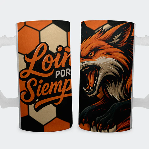 Shopero 500ml - Diseño Cobreloa: Loíno por Siempre