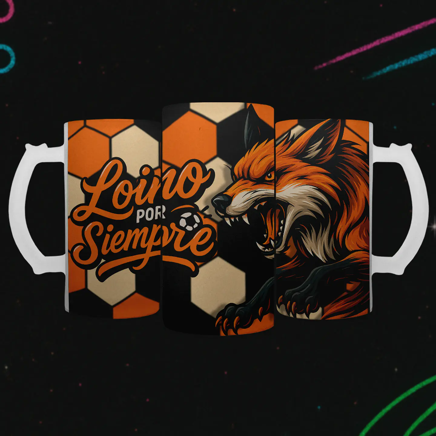 Shopero 500ml - Diseño Cobreloa: Loíno por Siempre 2