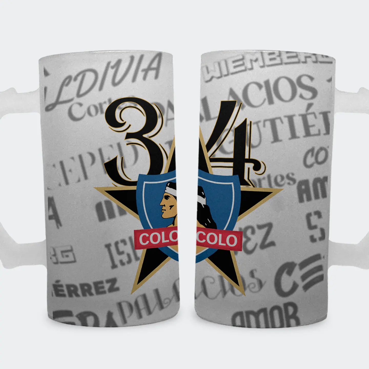 Shopero 500ml - Diseño Colo-Colo: La 34 y el Plantel de Gloria 1