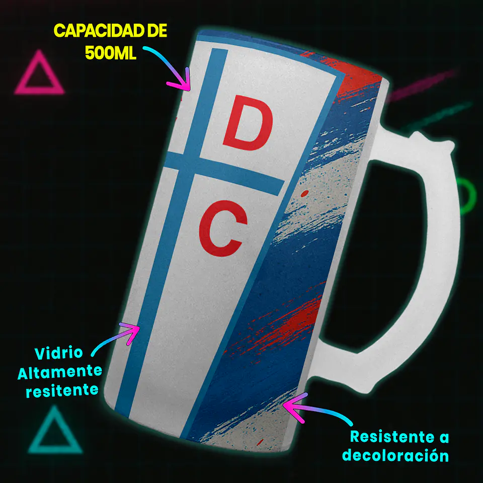 Shopero 500ml - Diseño Universidad Católica: Los Cruzados Art 3
