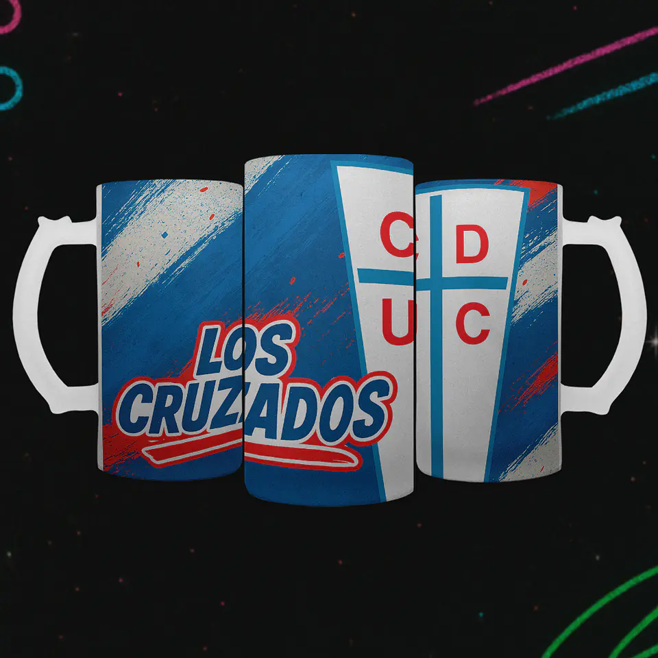 Shopero 500ml - Diseño Universidad Católica: Los Cruzados Art 2