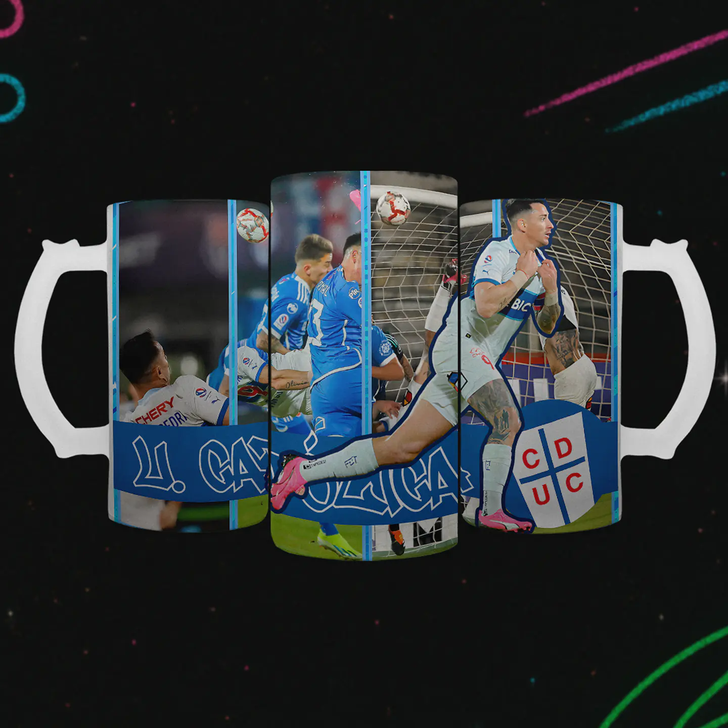 Shopero 500ml - Diseño U. Católica: El Gol Histórico de Zampedri 2