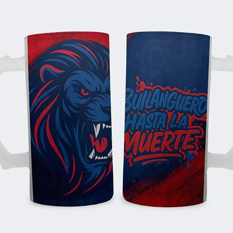 Shopero 500ml - Diseño U de Chile: Bullanguero Hasta la Muerte