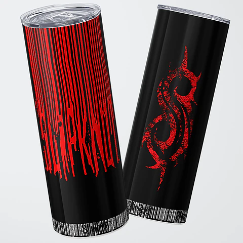 Vaso térmico 600ml - Diseño Slipknot Crimson Barcode