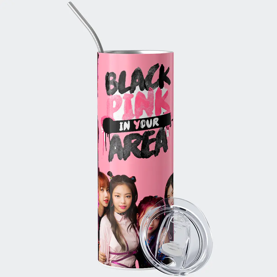 Vaso térmico 600ml – Diseño Blackpink Pink Revolution 2
