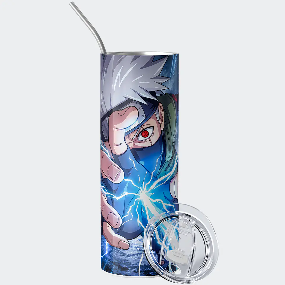 Vaso térmico 600ml - Diseño Kakashi Lightning Scroll 2