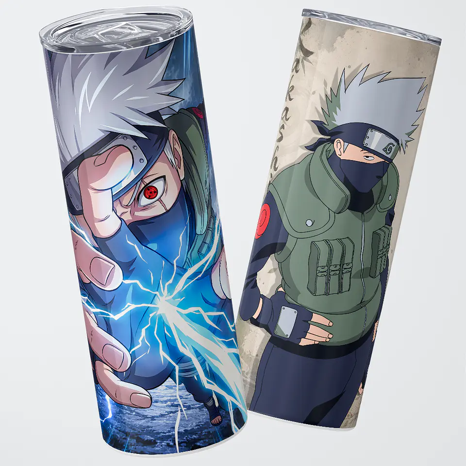 Vaso térmico 600ml - Diseño Kakashi Lightning Scroll 1