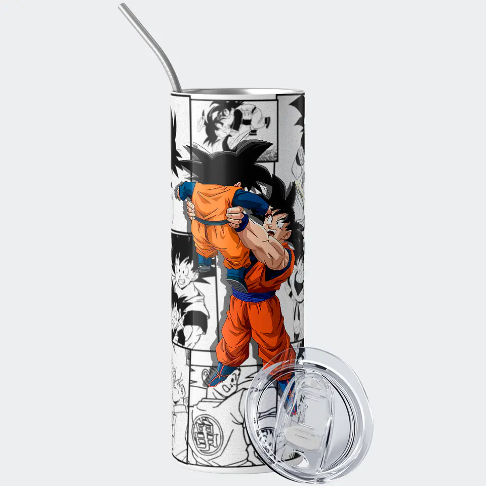 Vaso térmico 600ml - Diseño Goku y Gohan Manga Memories 2