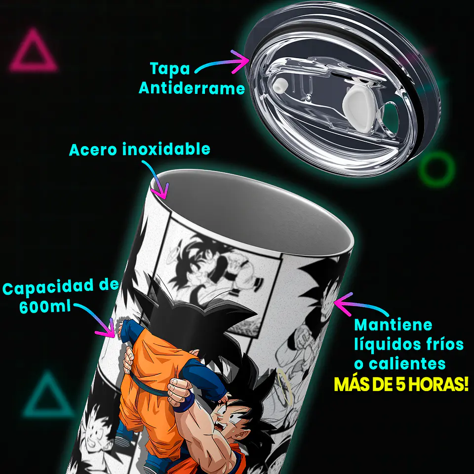 Vaso térmico 600ml - Diseño Papá Goku Manga Memories 3